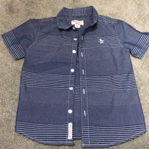 Boys penguin button up